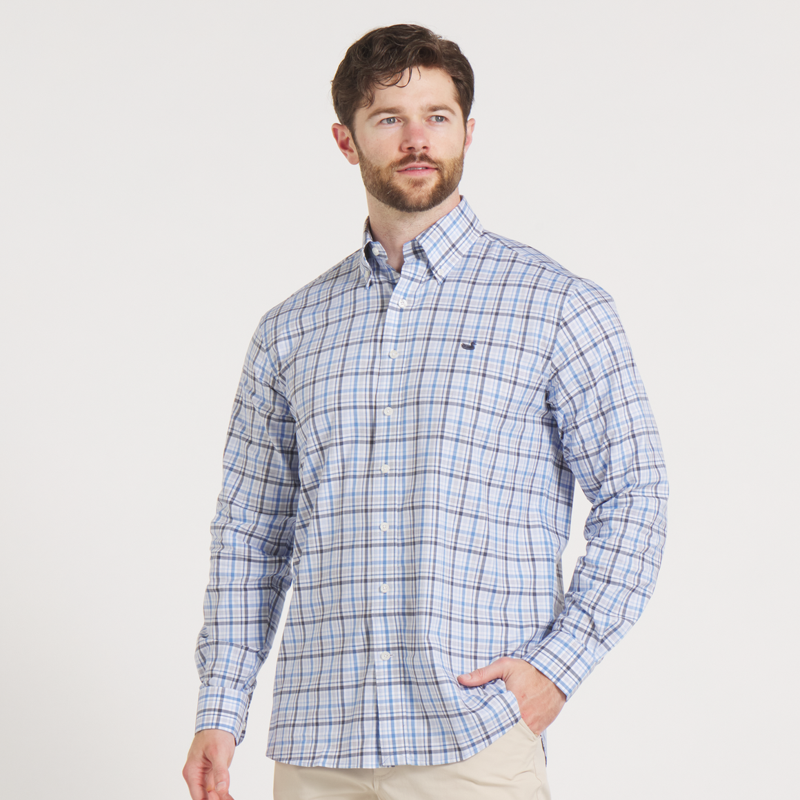 Navy & French Blue | ON MODEL FRONT
