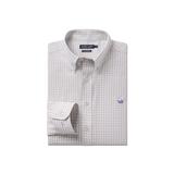Light Gray Gingham | Brentwood Gingham Performance Dress Shirt