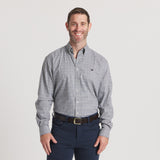 Navy & Dark Green Gingham | On Model | Front