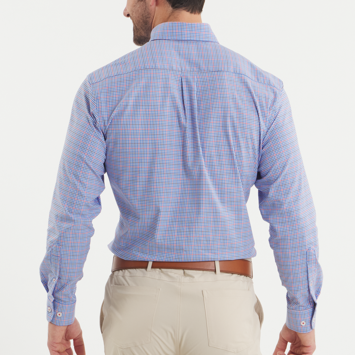 Navy &          Red | ON MODEL | BACK