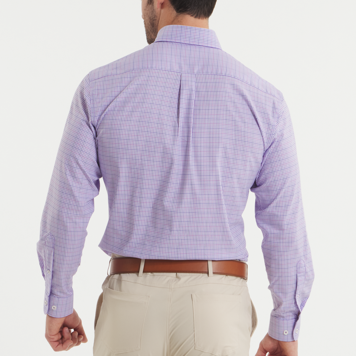 Wharf Purple & Wine | ON MODEL | BACK