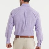 Wharf Purple & Wine | ON MODEL | BACK