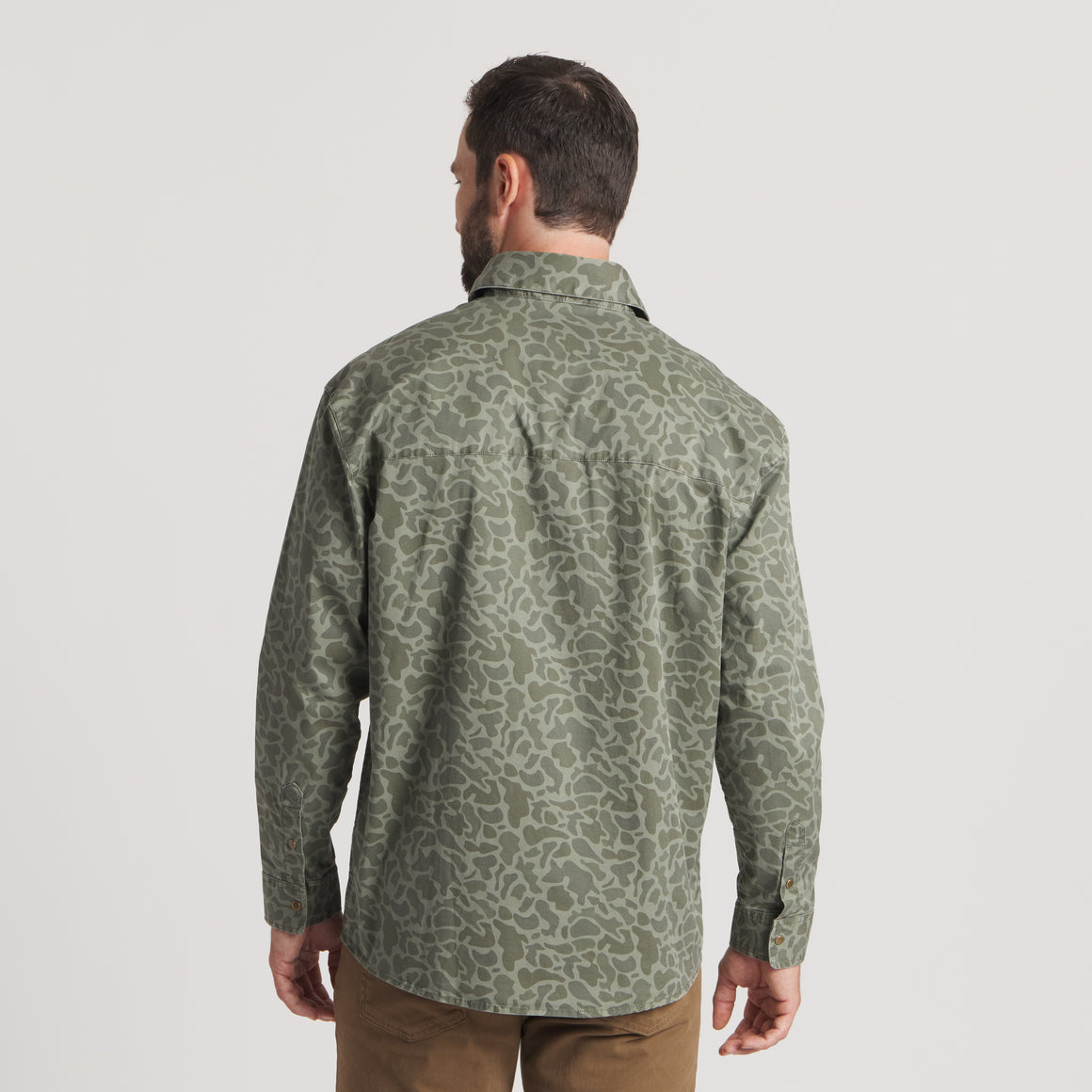 Dark Olive  Camo | ON MODEL | BACK