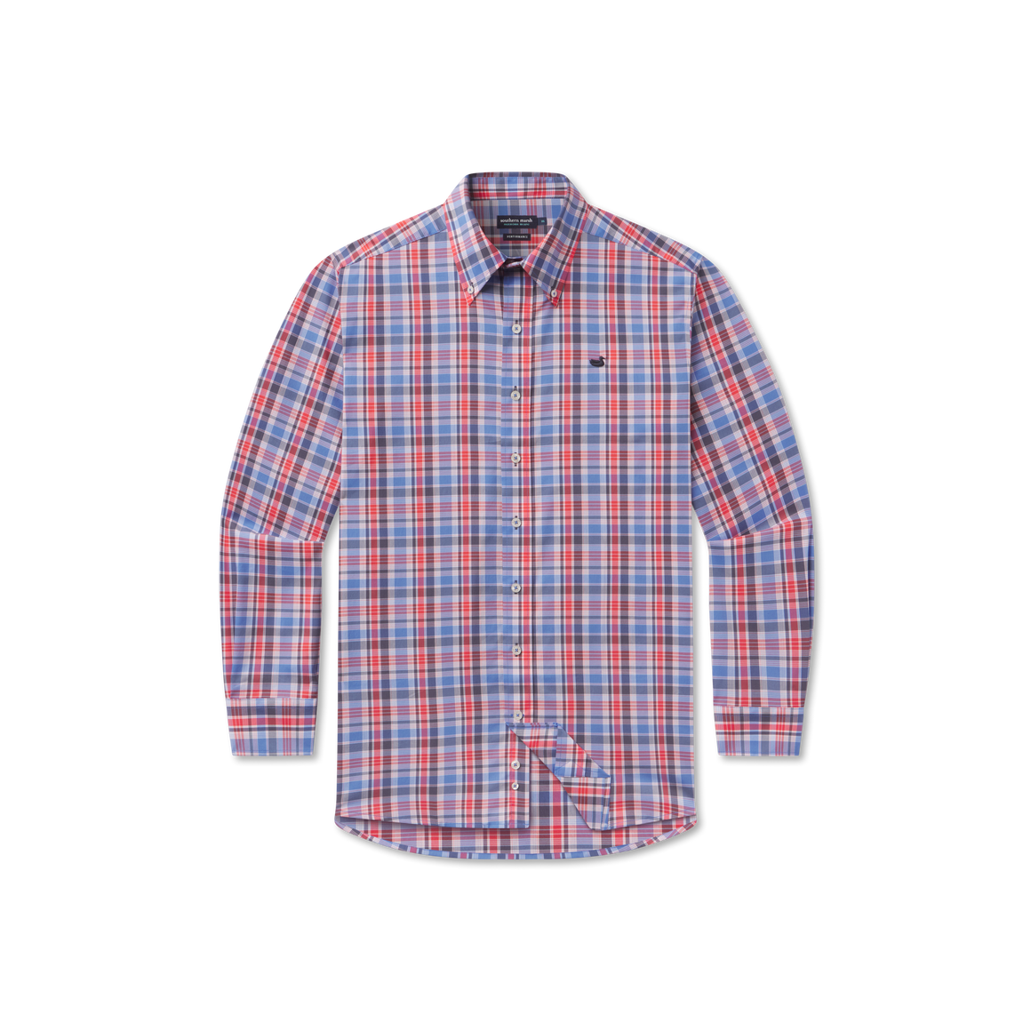 Navy & Red Plaid | Front