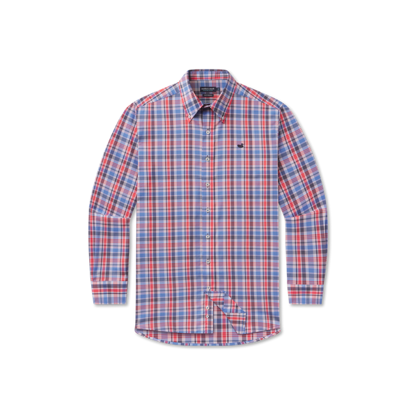 Navy & Red Plaid | Front