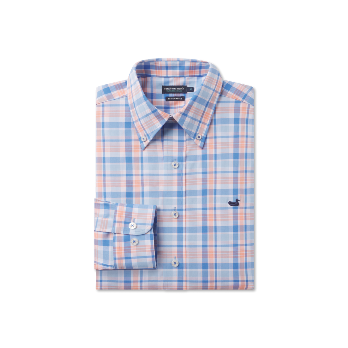Royal & Orange Plaid