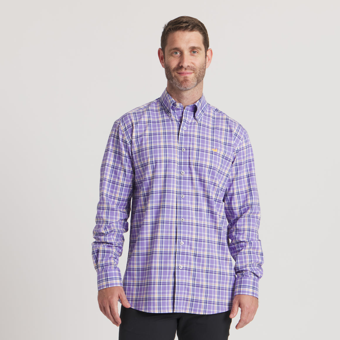 Purple & Yellow | On Model | Front