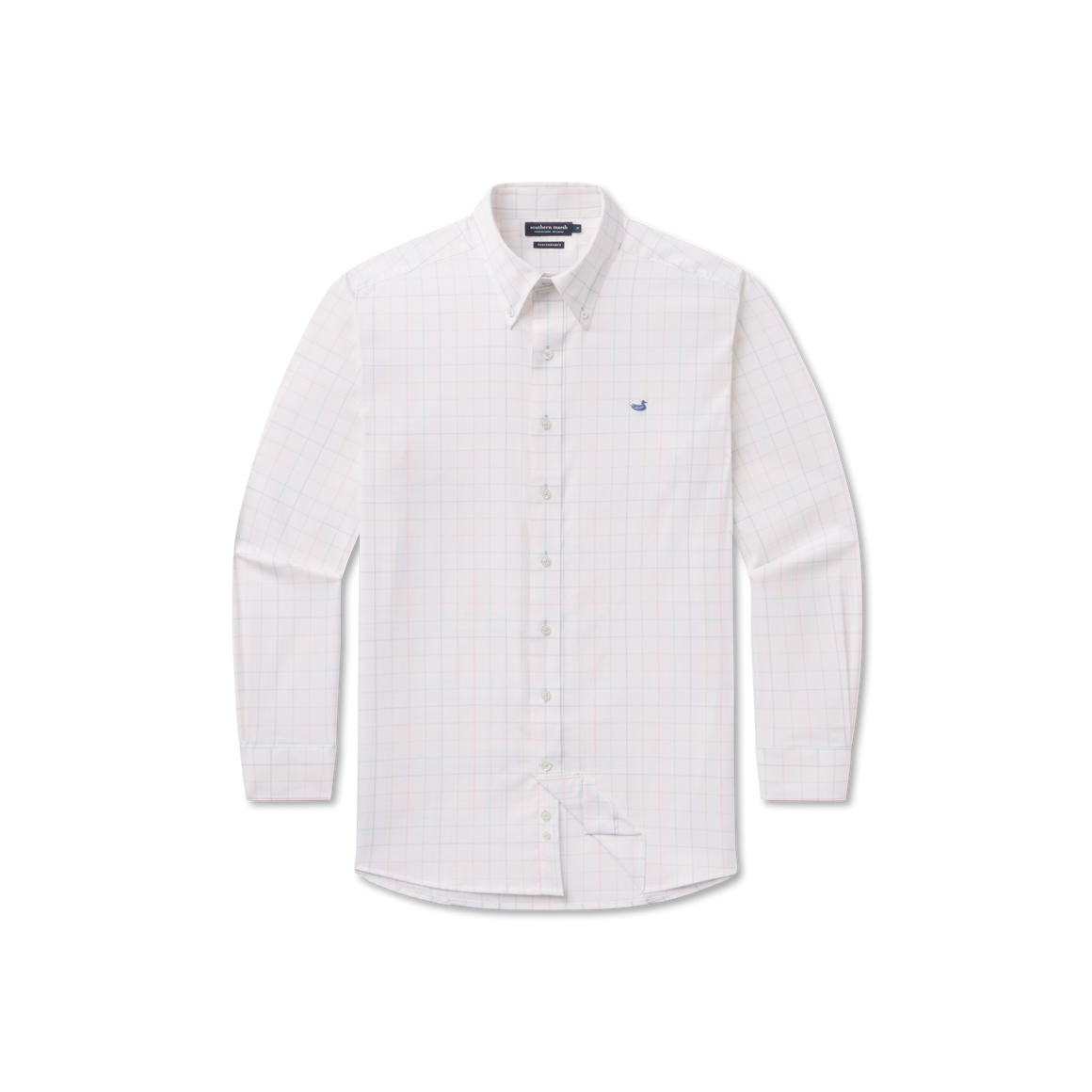 Light Blue & Mint Windowpane | Front