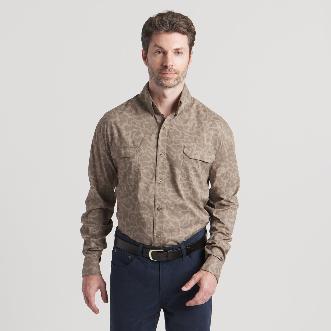 Stone Brown | On Model | Front