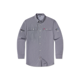 Navy North Key | North Key Fishing Shirt | Long Sleeve | Front