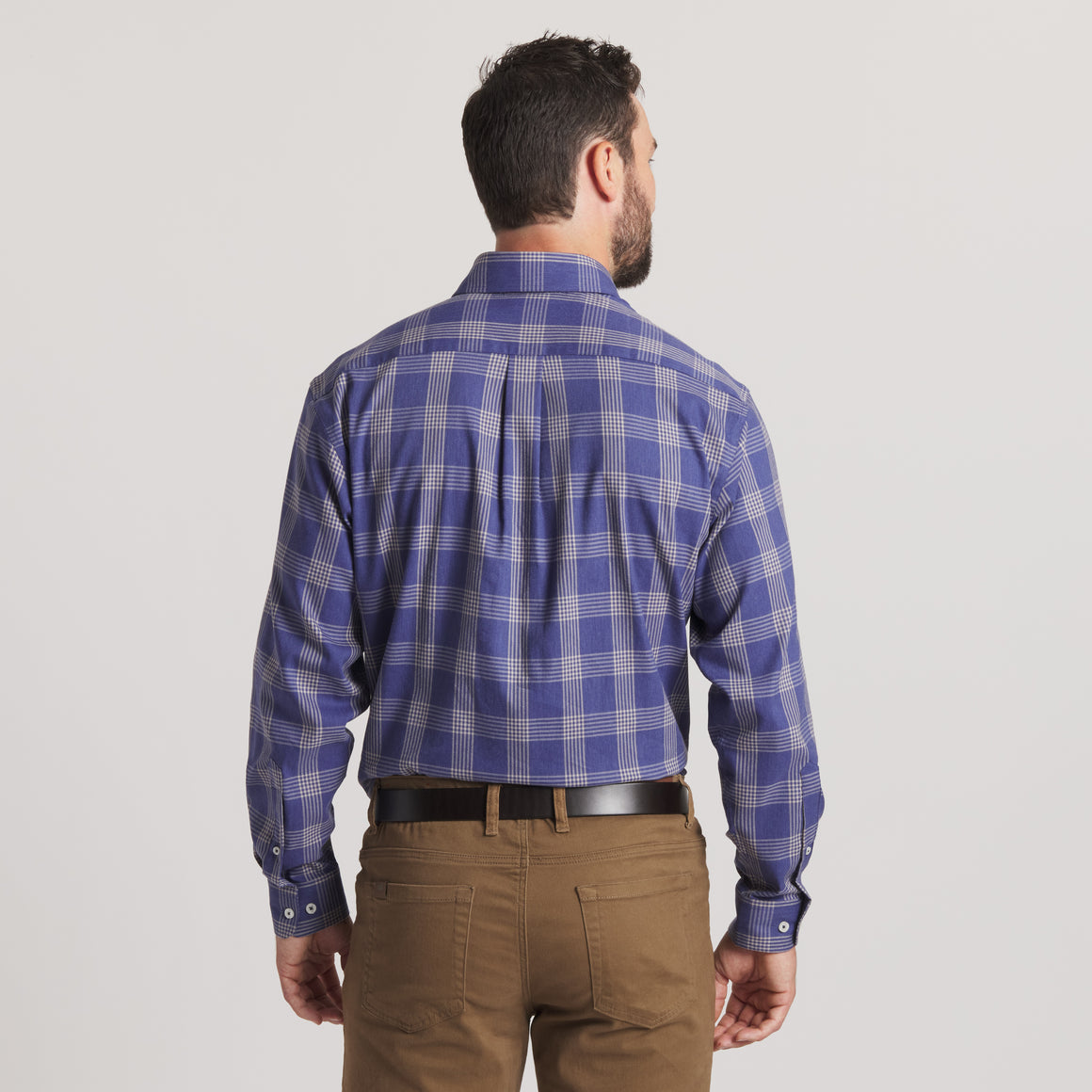Dark Bluebonnet & Tan | On Model | Back