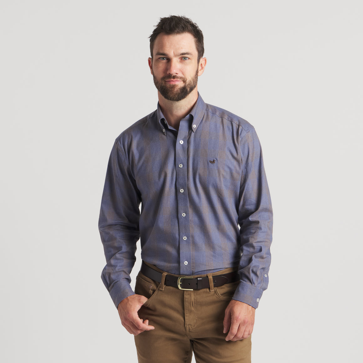 Slate & Stone Brown | On Model | Front