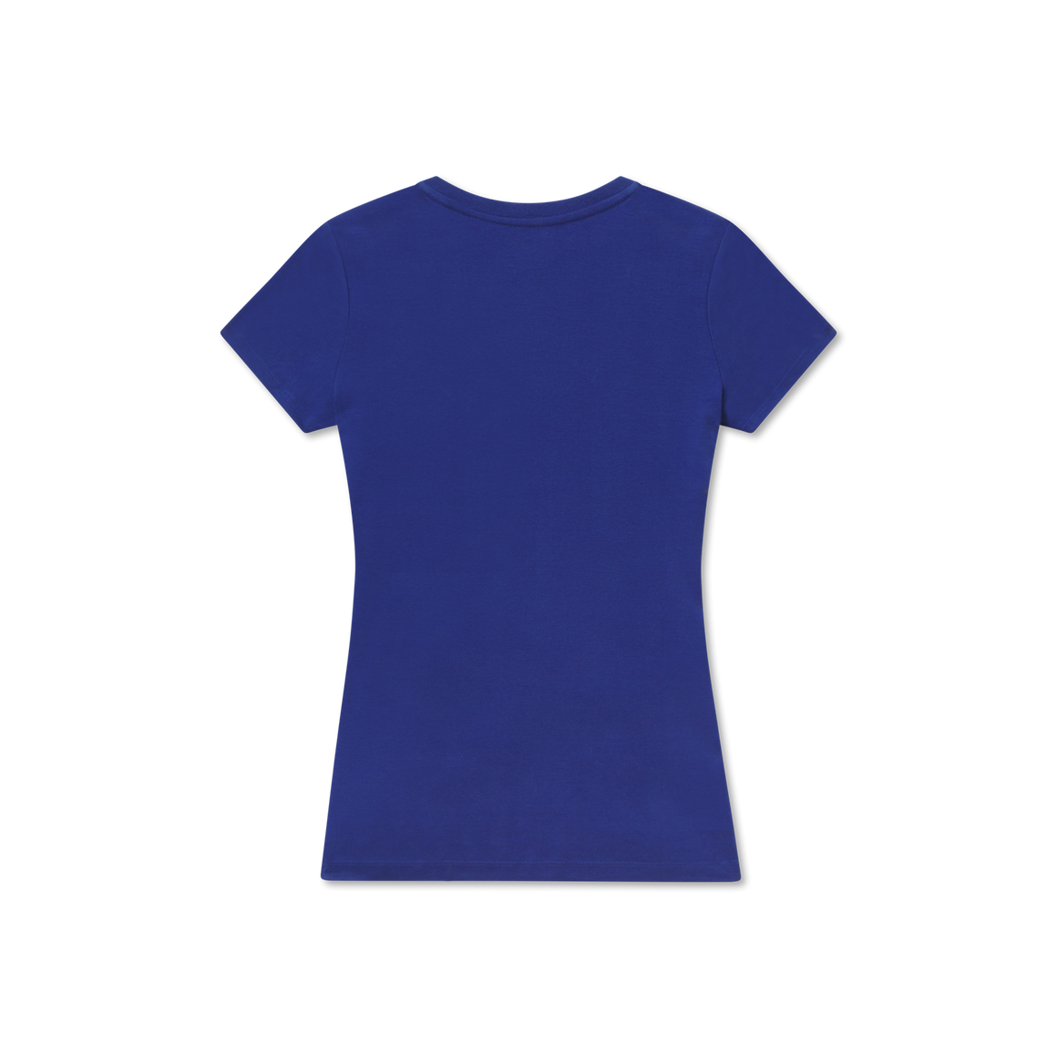 Navy with Melon Duck | Caroline V-Neck Tee | Cotton | Womens Fit T-Shirts | Back