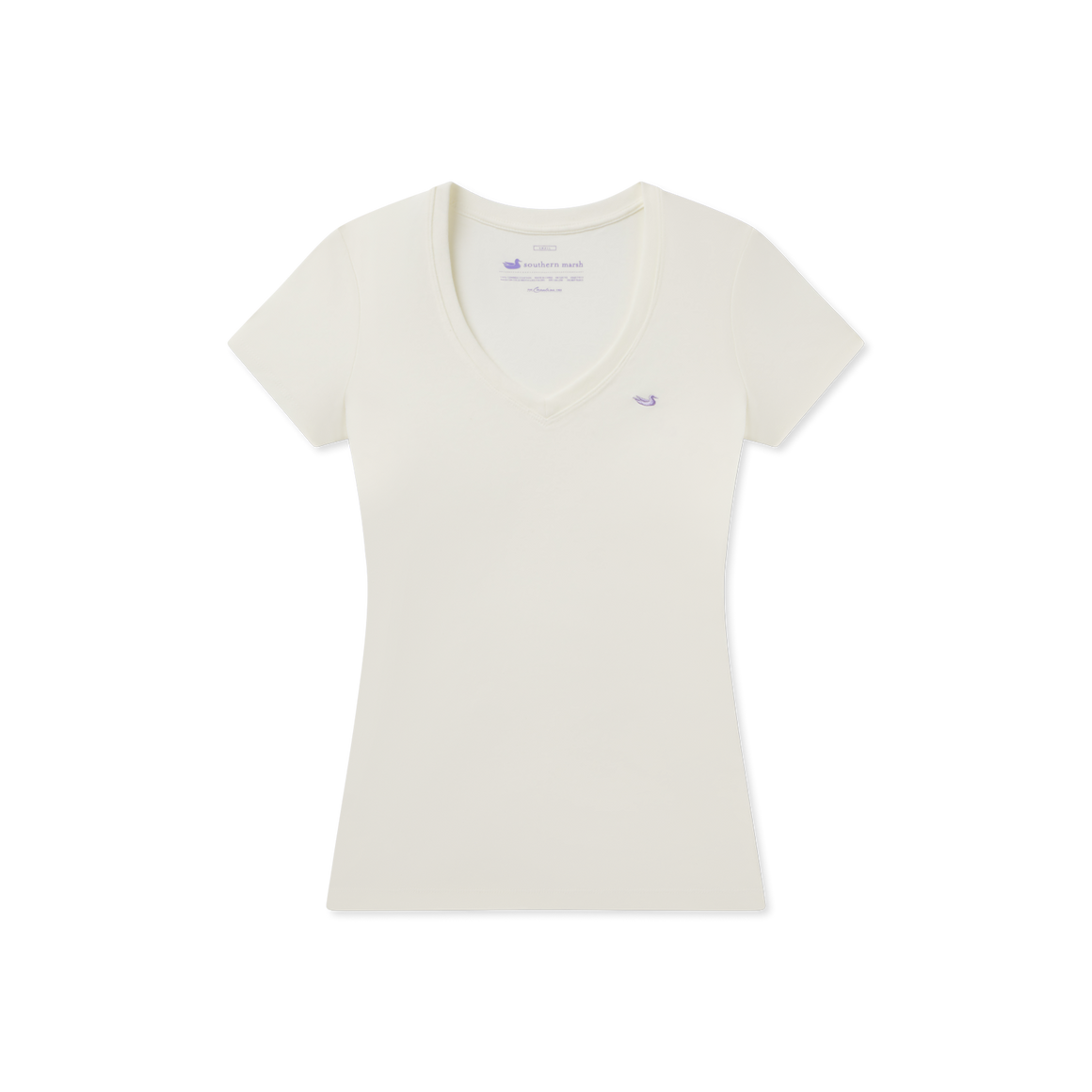 White with Wharf Purple Duck