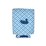 Blue with White