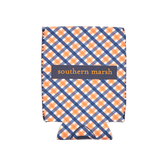 Gingham - Navy and Orange | BACK