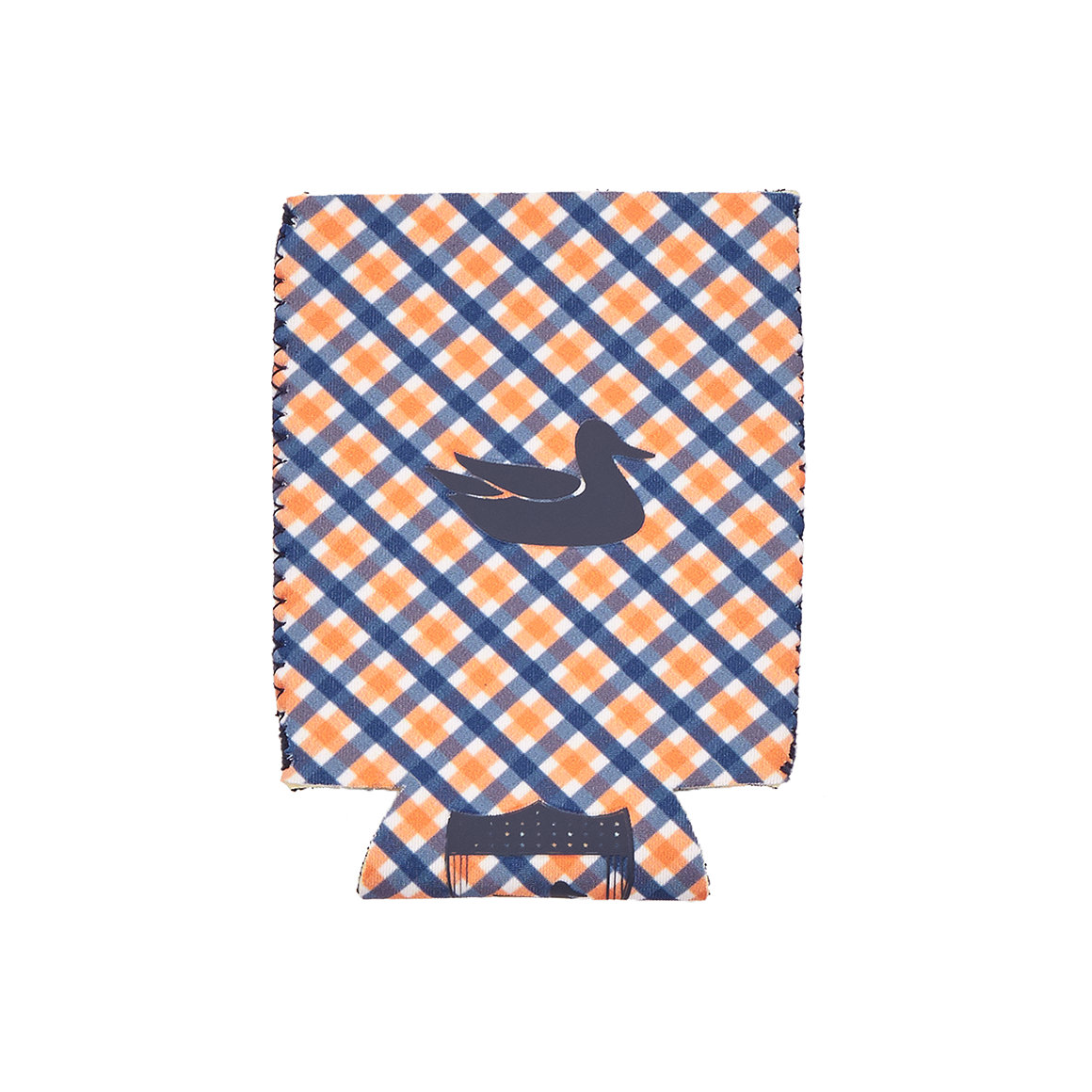 Gingham - Navy and Orange