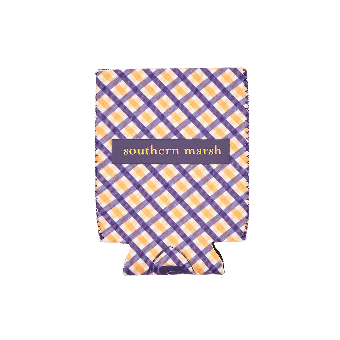 Gingham - Purple and Yellow | BACK