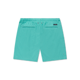 Aqua Blue with Coral Duck | Back