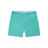 Aqua Blue with Coral Duck