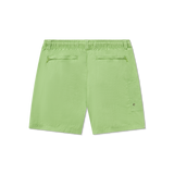 Lime with Chill Blue Duck | Dockside Swim Trunk | Back