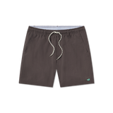 Midnight Gray with Mint Duck | Dockside Swim Trunk