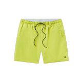 Neon Yellow with Navy Duck | Dockside Swim Trunk