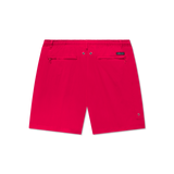 Red with White Duck | Back