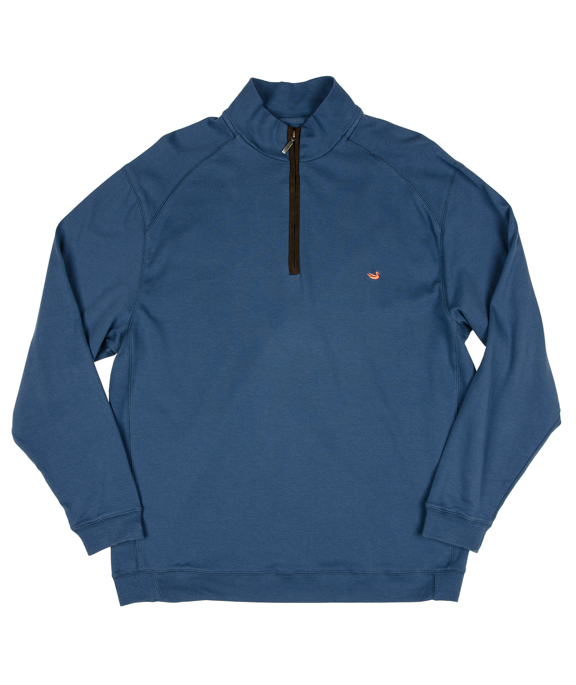Washed Indigo with Orange Duck