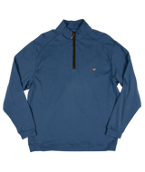 Washed Indigo with Orange Duck
