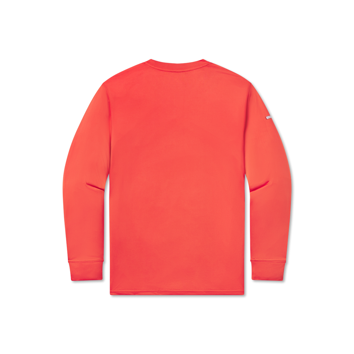 Coral with Electric Blue | FieldTec™ Pocket Tee | Long Sleeve | Back