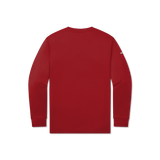 Crimson with Tan and White | Back