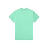 Bimini Green with Peach | FieldTec™ Pocket Tee | Short Sleeve | Back