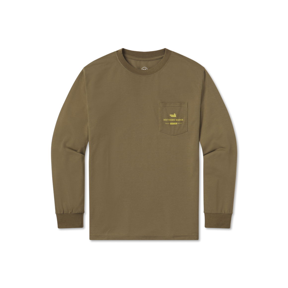 Dark Olive | FieldTec™ Morning Flyover Comfort Tee | Long Sleeve | Front