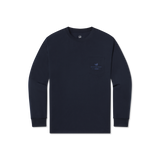 Navy | FieldTec Morning Flyover Comfort Tee | Long Sleeve | Front