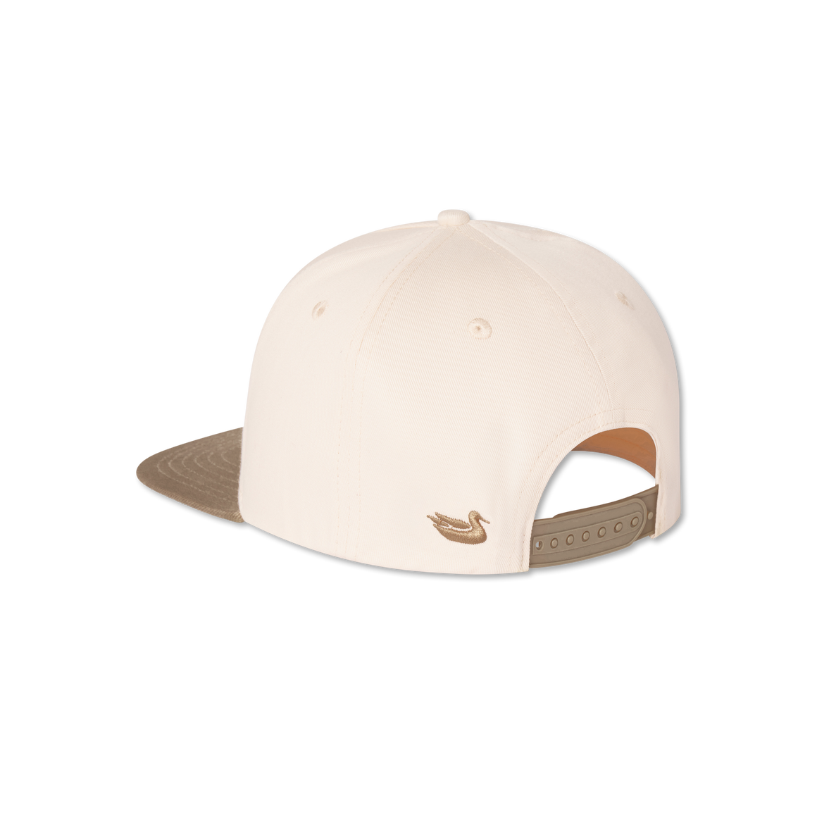 Burnt Taupe & White Twill | Back