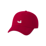 Crimson Hat with White Duck | Southern Marsh Signature Hat