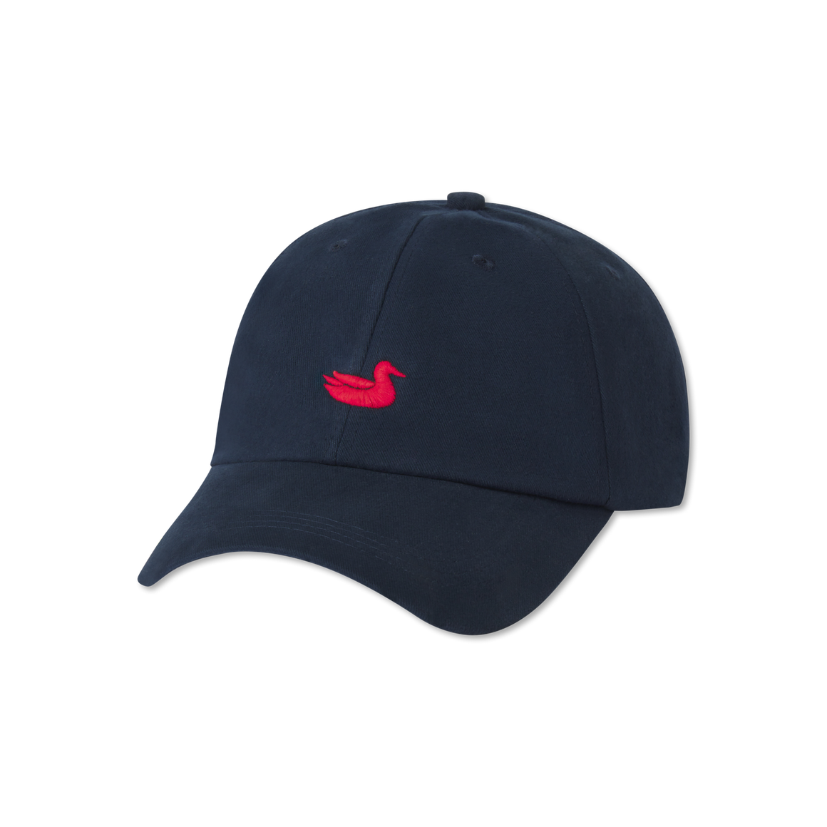 Navy Hat with Red Duck