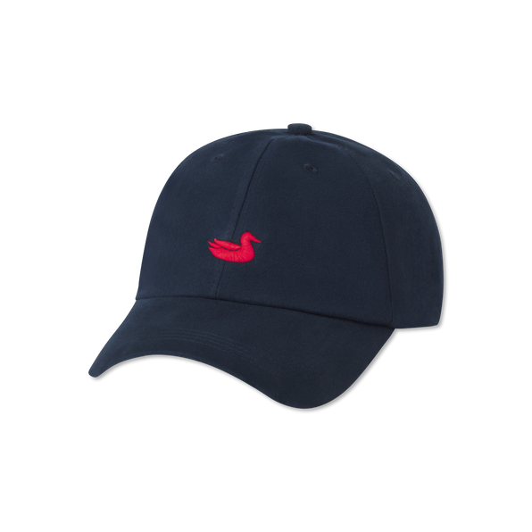 Navy Hat with Red Duck