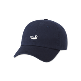 Navy Hat with White Duck