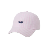 Pink Seersucker with Navy Duck 