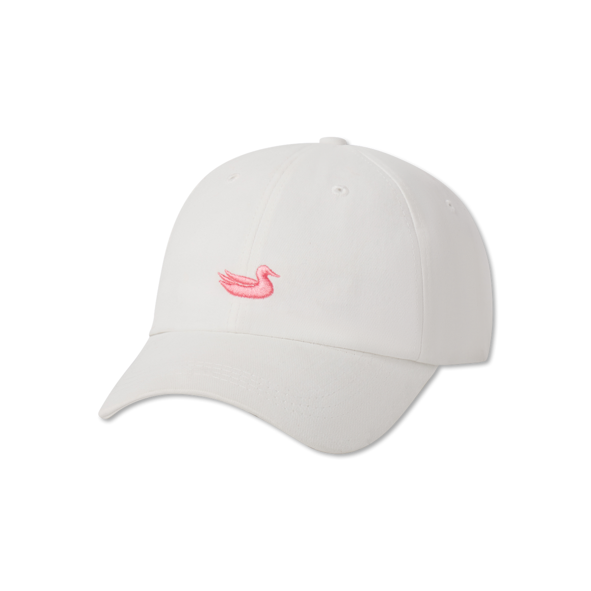 White Hat with Pink Duck