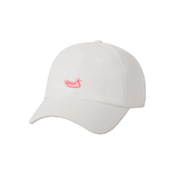 White Hat with Pink Duck