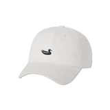 White Hat with Navy Duck