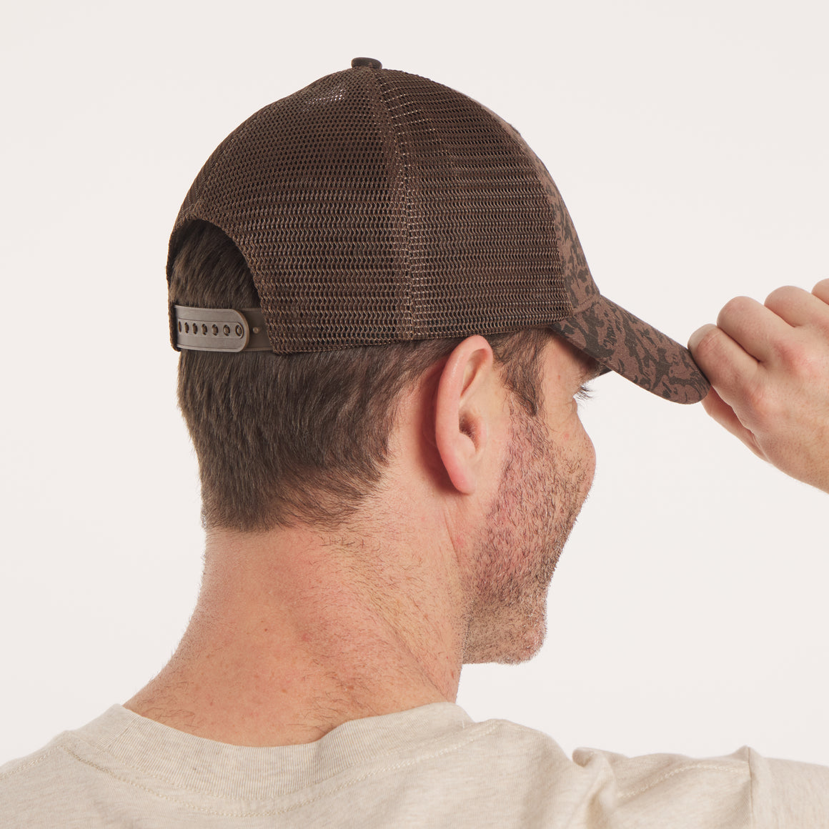Burnt Taupe & Stone Brown | On Model Back