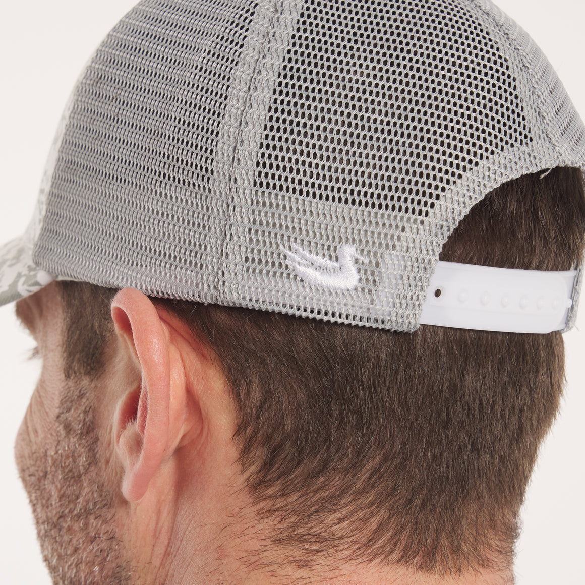 White & Gray | On Model Back Detail
