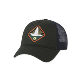 Dark Green Flying Duck