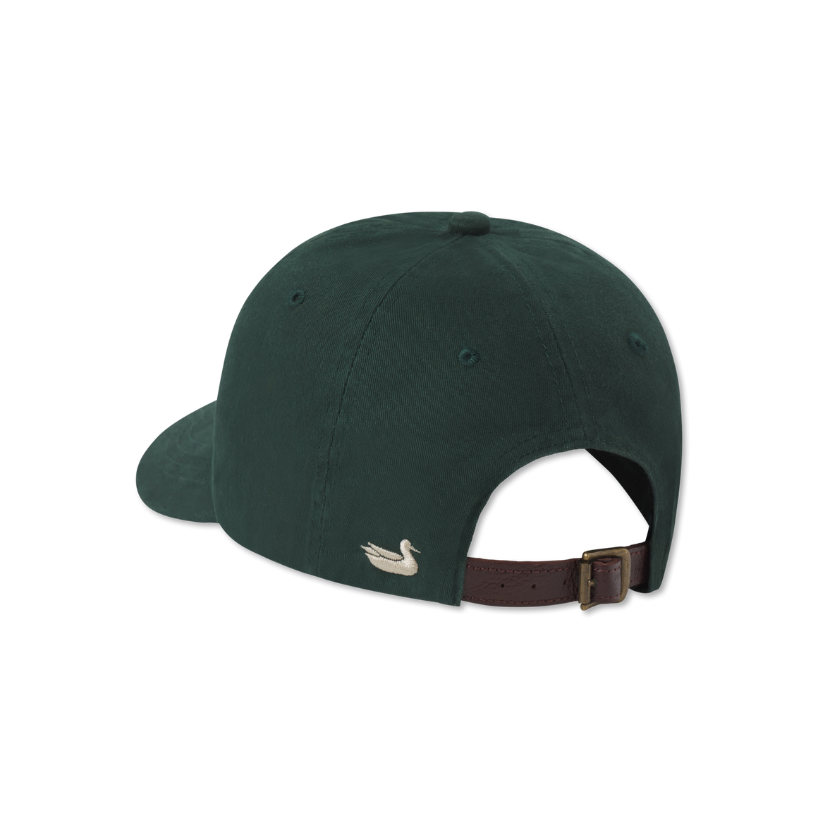 Dark Green Hat with Tag | Back