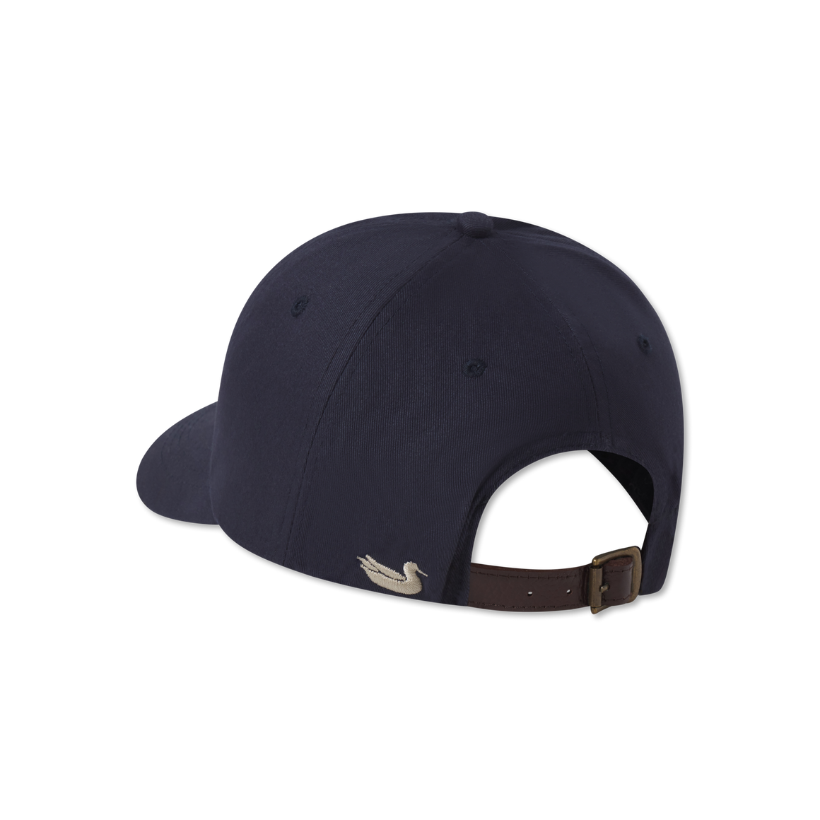 Navy Hat with Tag | Back