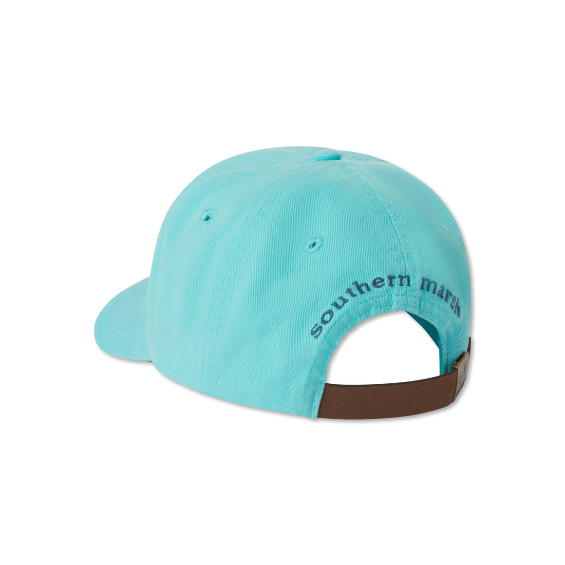Washed Antigua Blue Hat with Slate Duck | Southern Marsh Washed Hat | Back